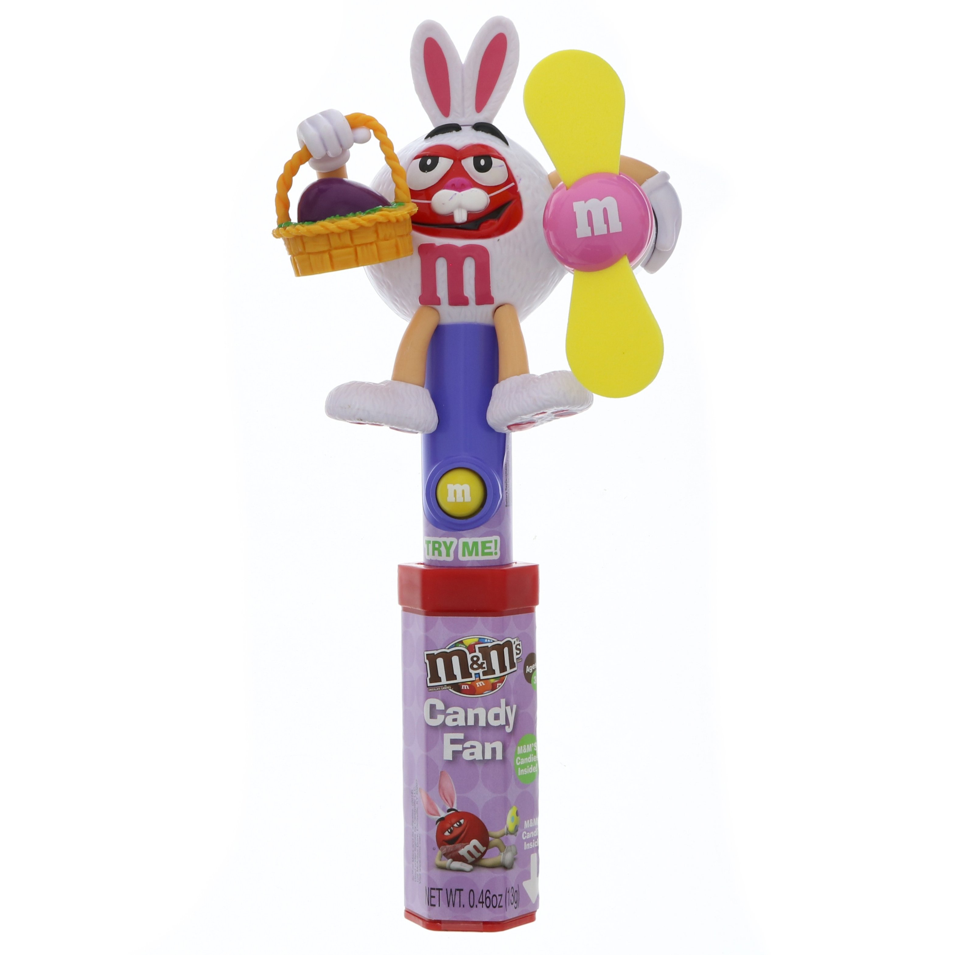 M&M Christmas Tube Fan 0.46 oz.