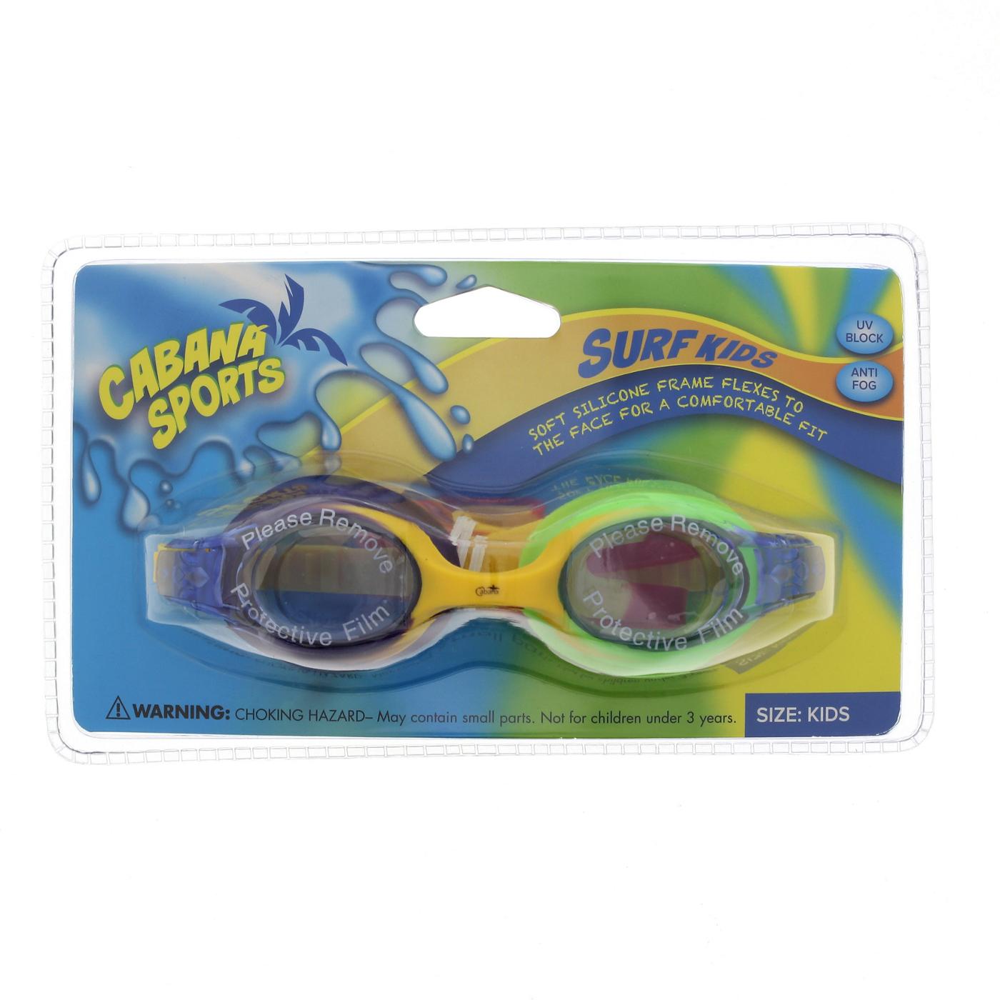 Nuquest Cabana Sports Surf Kids Swim Goggles, Assorted Colors Shop