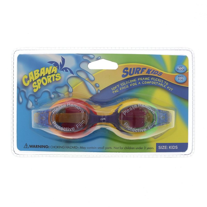 Cabana Sports Kids Swim Goggles Triple Goggle Pack Quick Adjust 353 
