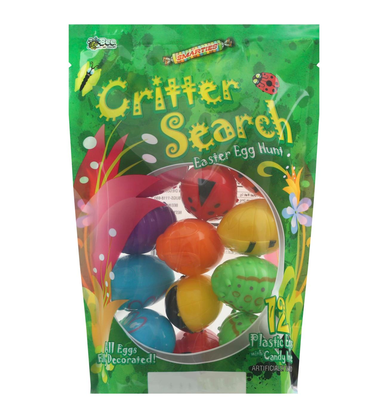 Bee International Critter Search Easter Egg Hunt with Smarties Candy; image 1 of 2