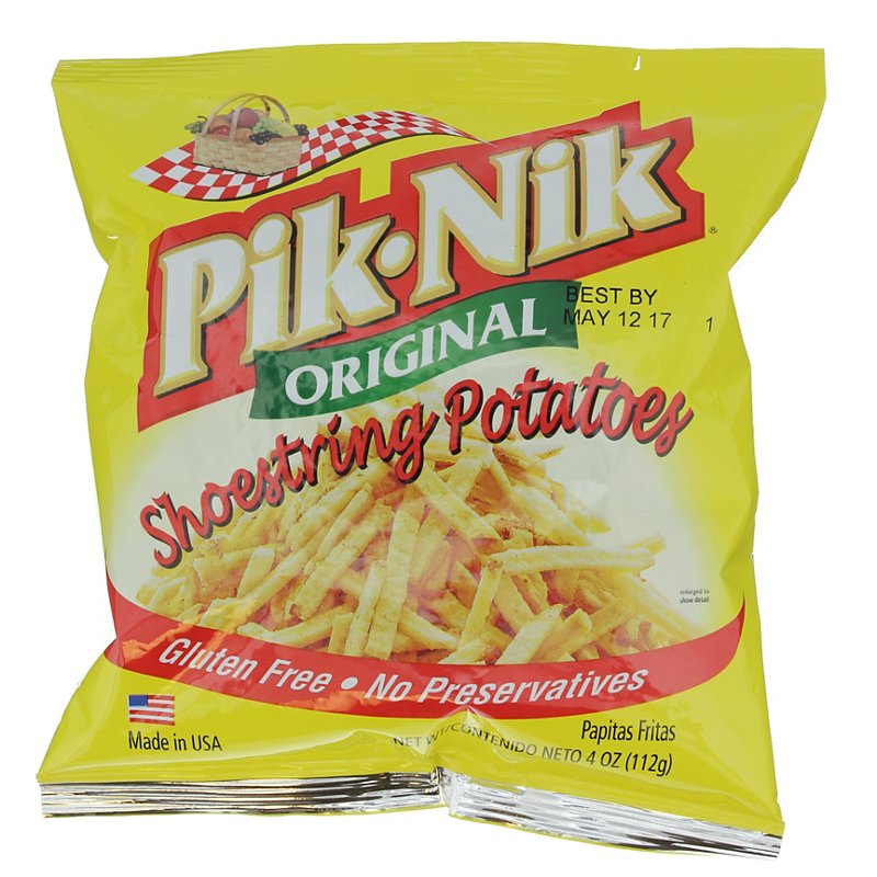 Anticuado jueves terminar Pik-Nik Original Shoestring Potatoes - Shop Snacks & Candy at H-E-B