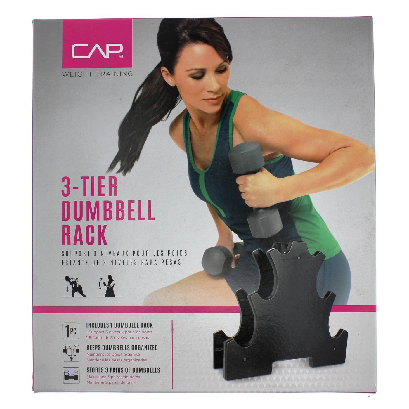 CAP 3-Tier Dumbbell Rack; image 1 of 2