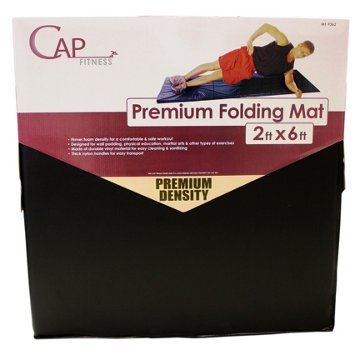 CAP Premium Folding Exercise Mat, 2 FT x 6 FT, EACH