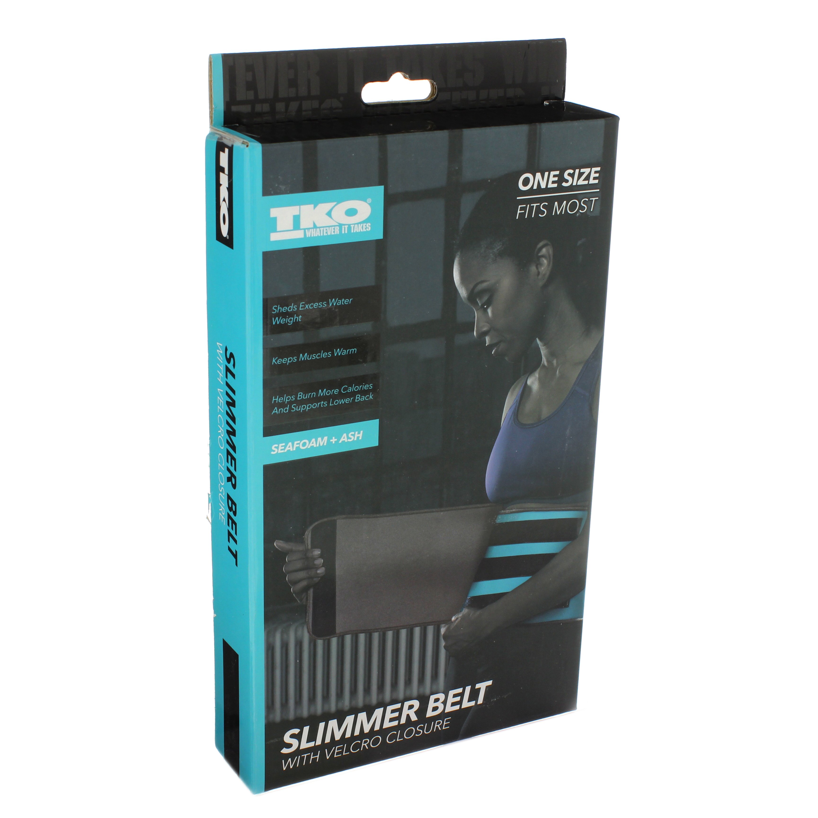 TKO Slimmer Belt with Velcro Closure, Amethyst + Ash - Shop