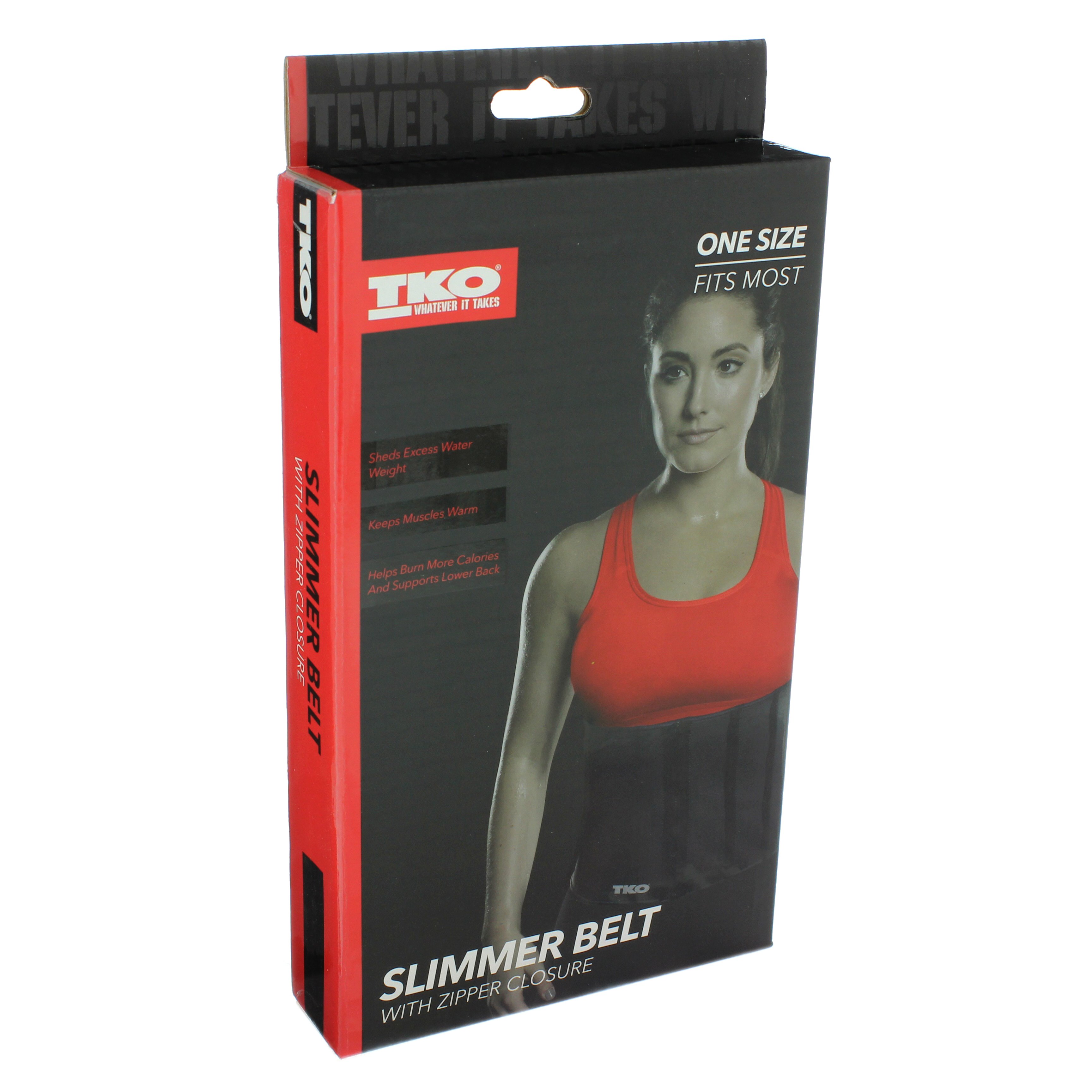 TKO Fitness Slimmer Belt SL0110-BKA, Color: Black - JCPenney