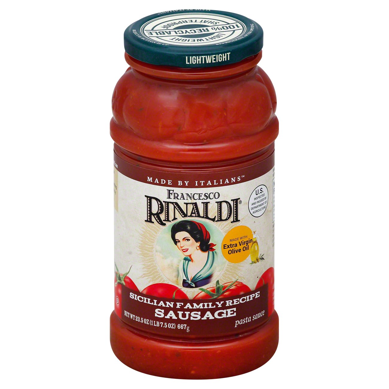 Francesco Rinaldi Sicilian Family Recipe Sausage - Shop Pasta sauces at ...