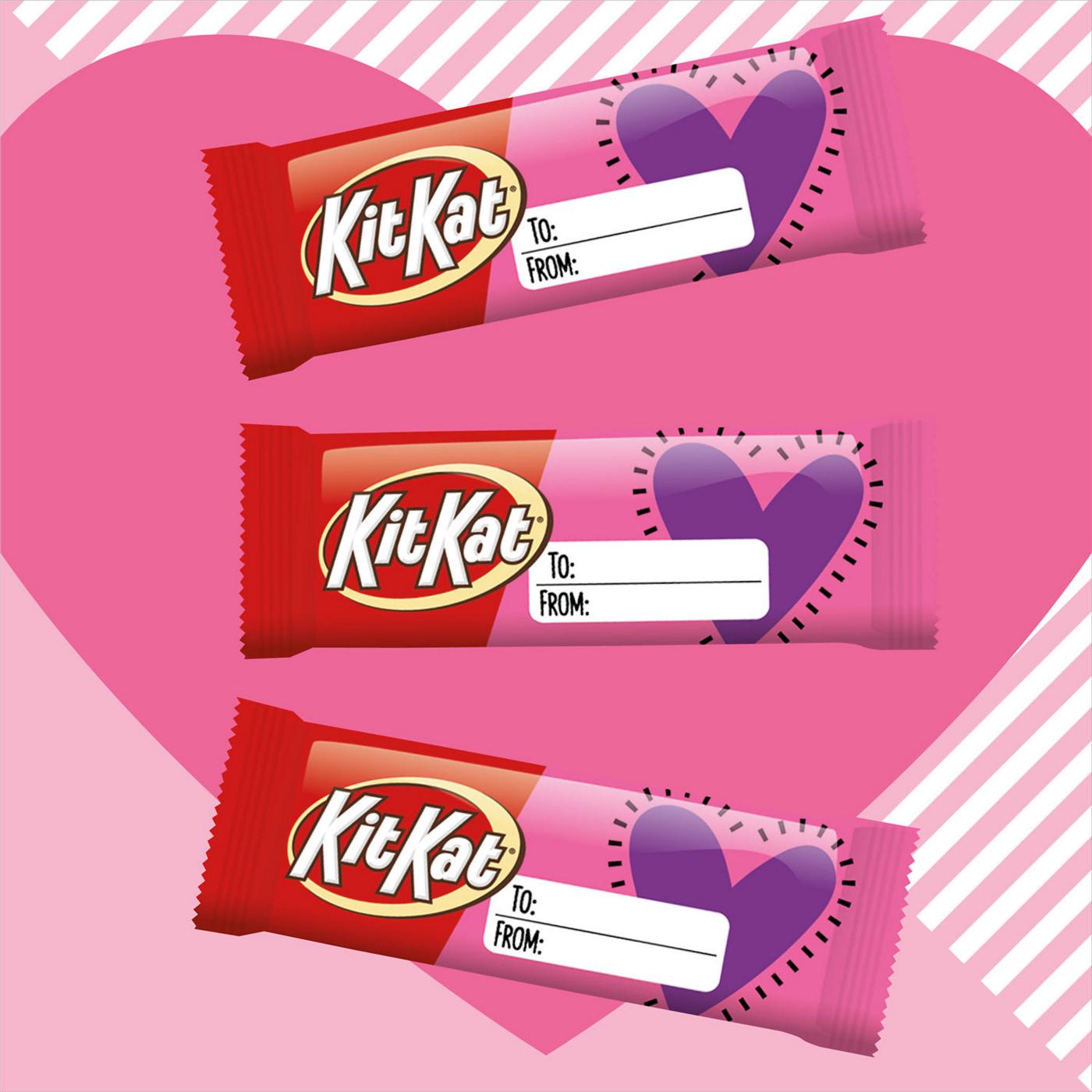 Kit Kat Milk Chocolate Wafer Snack Size Valentine's Exchange Candy; image 7 of 7