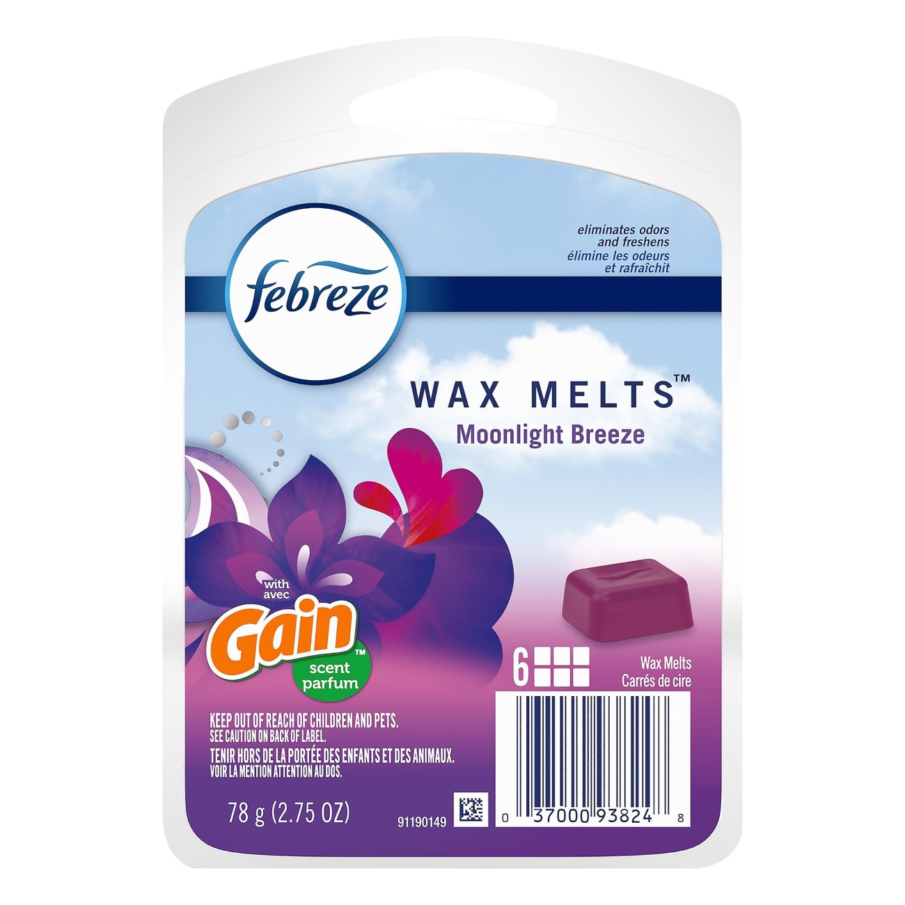 Febreze Gain Moonlight Breeze Wax Melts Shop Scented Oils & Wax at HEB