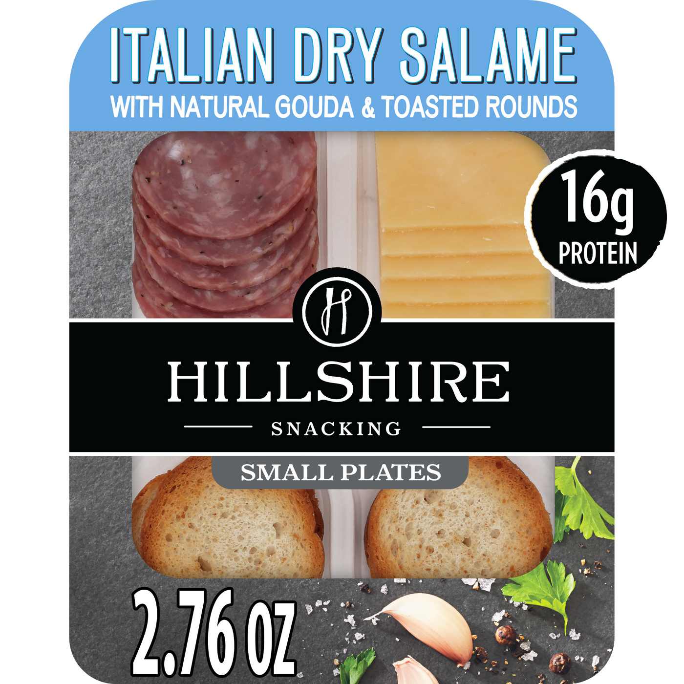 Hillshire Small Plates Snacking Tray - Italian Dry Salame & Gouda Cheese; image 1 of 6