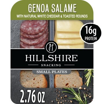 Hillshire Snacking Protein Small Plates - Genoa Salame & White Cheddar Cheese, 2.76 oz