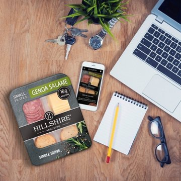 Hillshire Snacking Protein Small Plates - Genoa Salame & White Cheddar Cheese, 2.76 oz