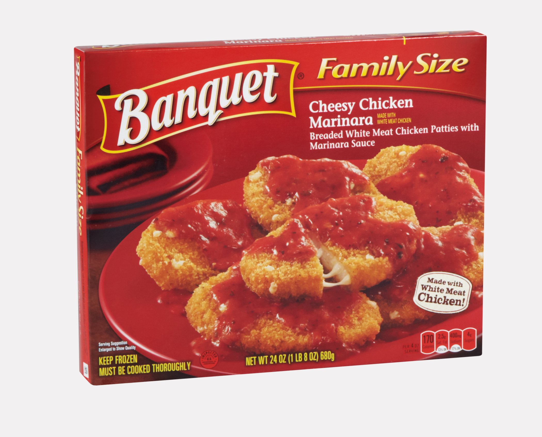 Banquet Family Size Cheesy Chicken Marinara - Shop Entrees & Sides at H-E-B