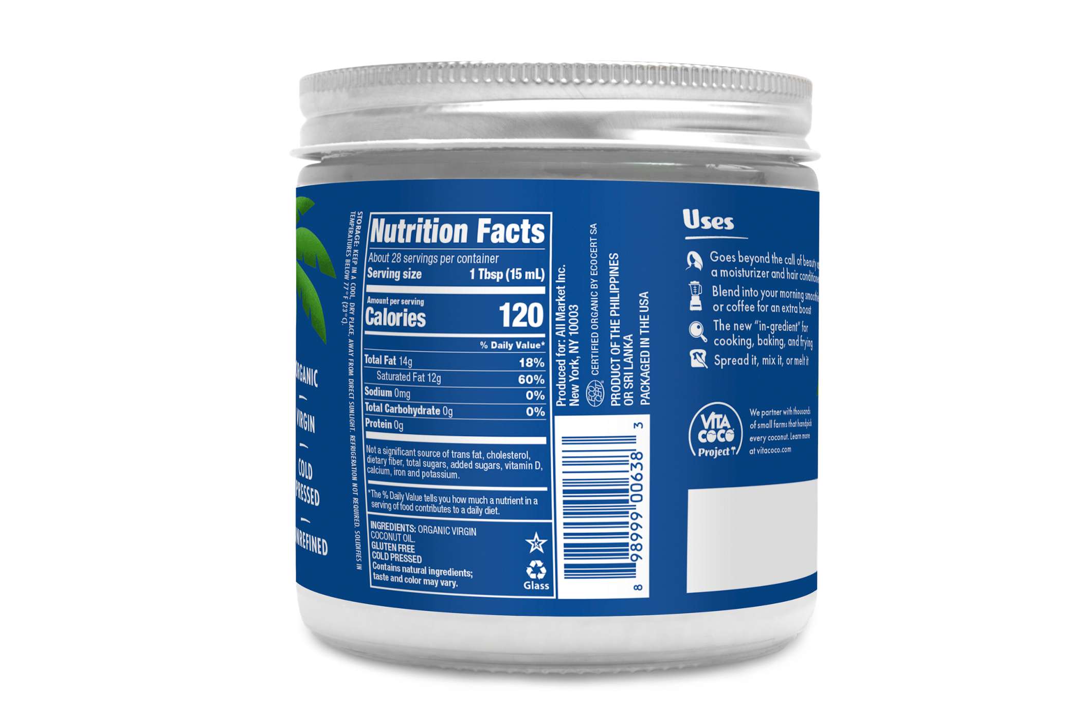 Vita Coco Coconut Oil; image 2 of 2