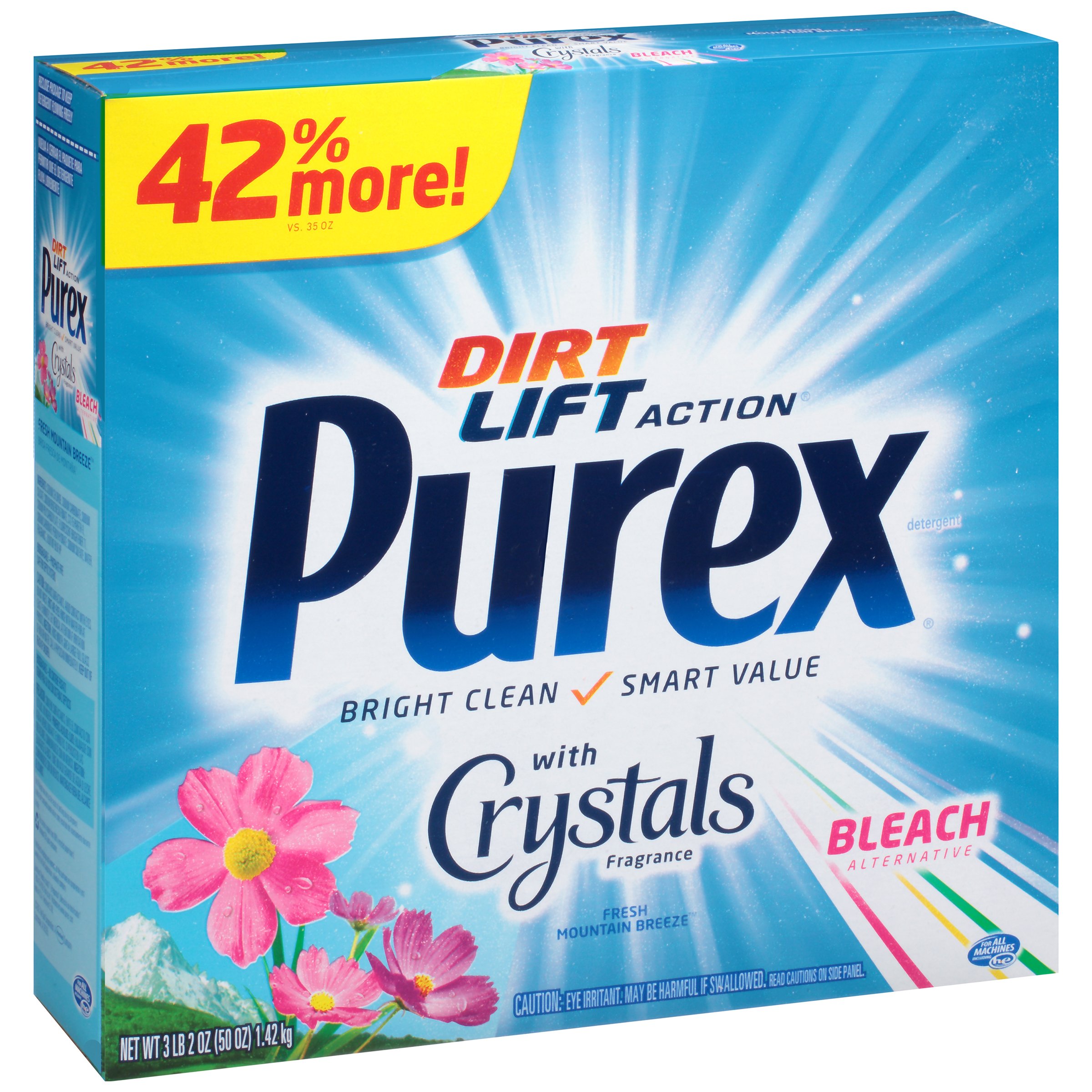 Purex with Bleach Alternative Fresh Mountain Breeze HE Powder Laundry