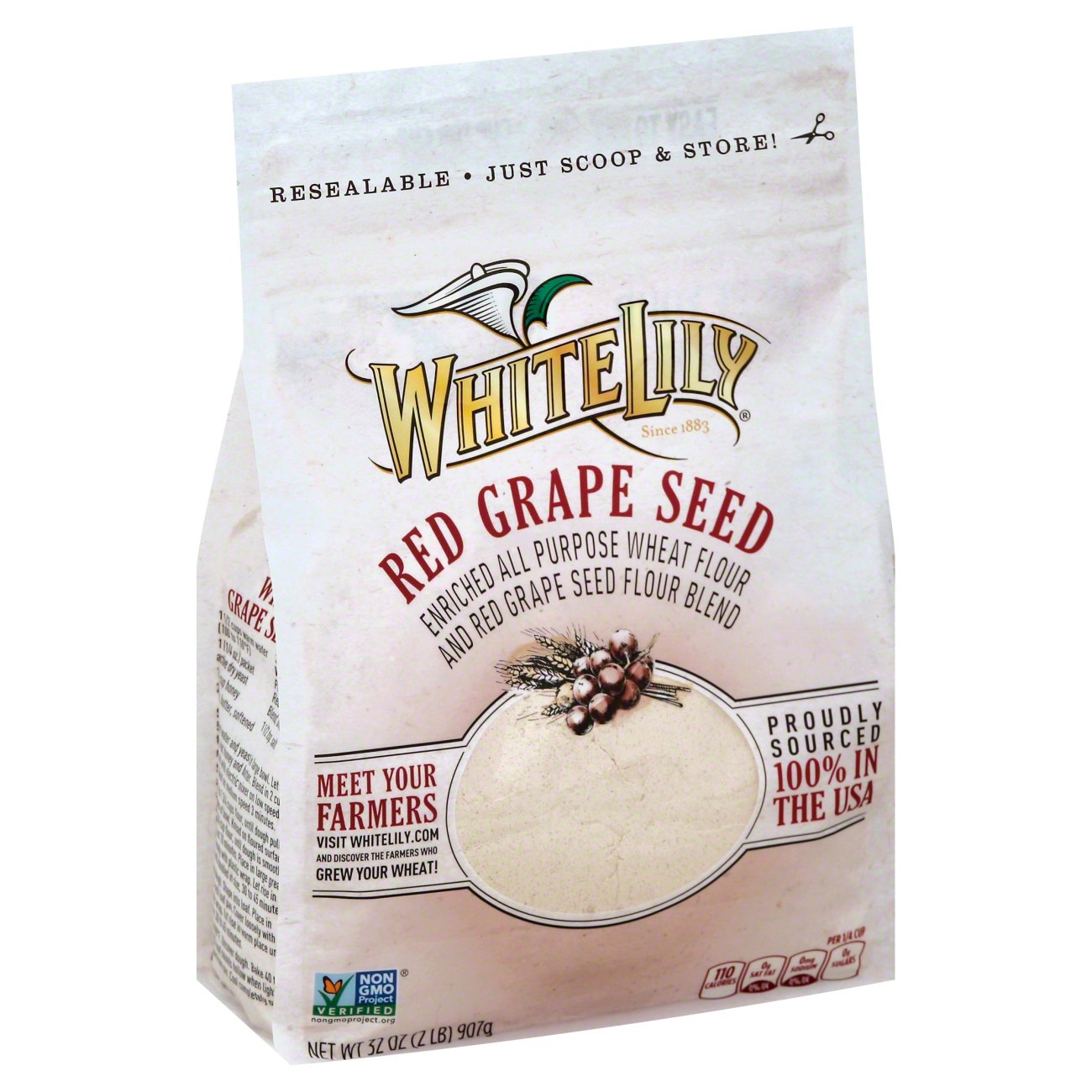 White Lily Red Grape Seed Wheat Flour Blend Shop Flour at HEB