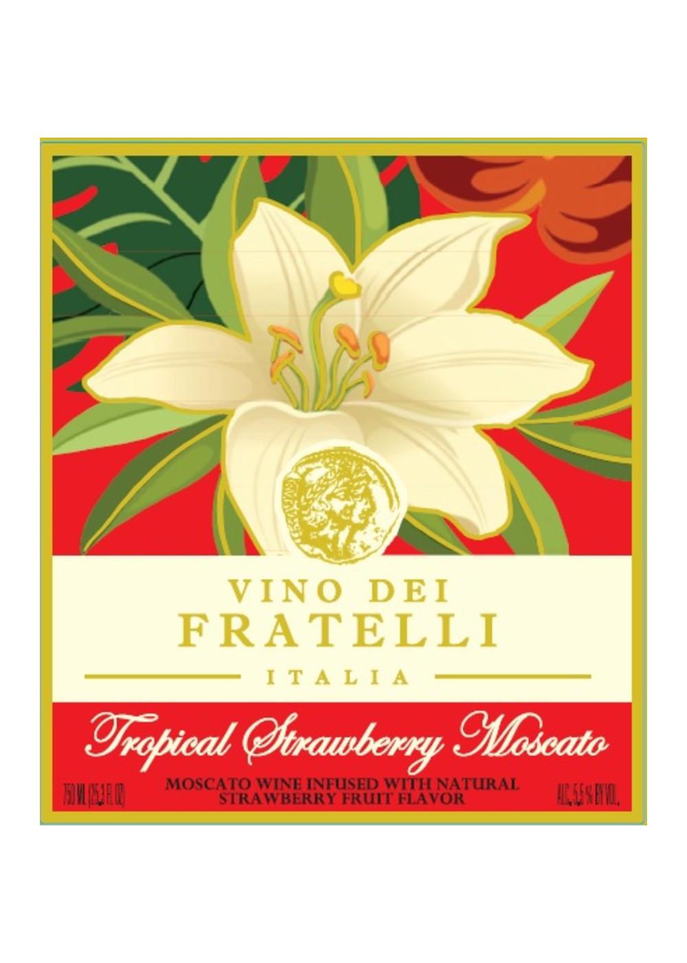 Fratelli Tropical Strawberry Moscato Fruit Wine; image 2 of 2
