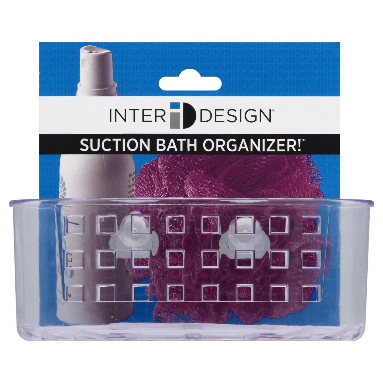 InterDesign Suction Bath Caddy Clear Shop Soap Pumps & Caddies at HEB