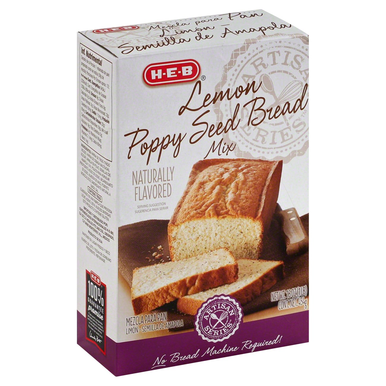 HEB Lemon Poppy Seed Bread Mix Shop Baking mixes at HEB