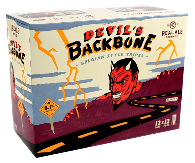 Real Ale Devil's Backbone Craft Beer 12 pk Cans, 12 oz