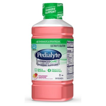Pedialyte AdvancedCare Electrolyte Solution - Strawberry Lemonade, 33.8 oz