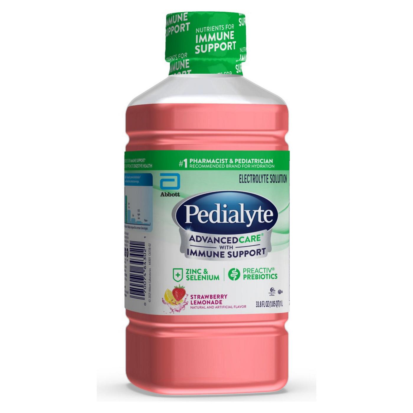 Pedialyte AdvancedCare Electrolyte Solution - Strawberry Lemonade; image 9 of 9