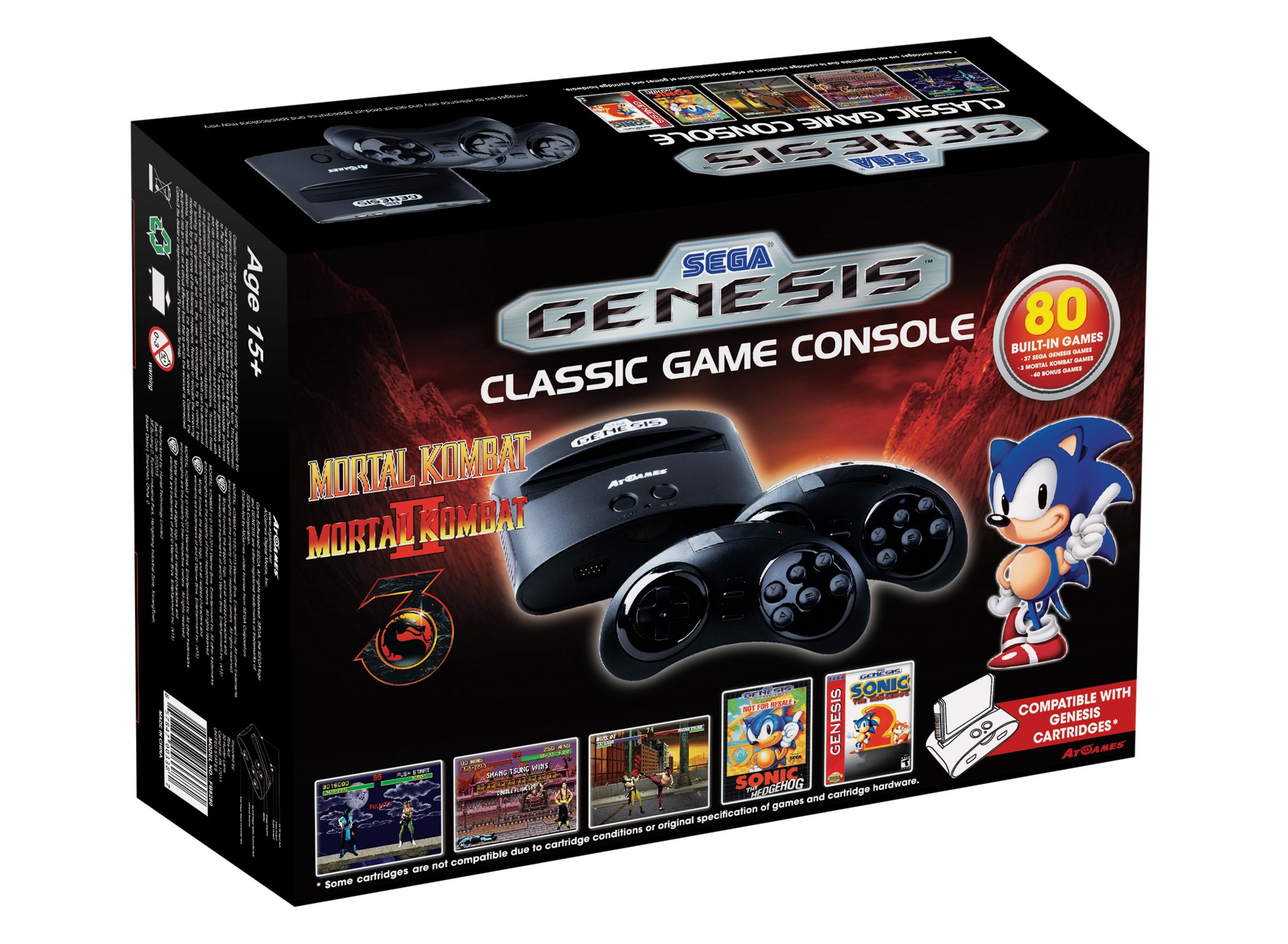 Atgames Sega Genesis Classic Game Console Shop At H E B