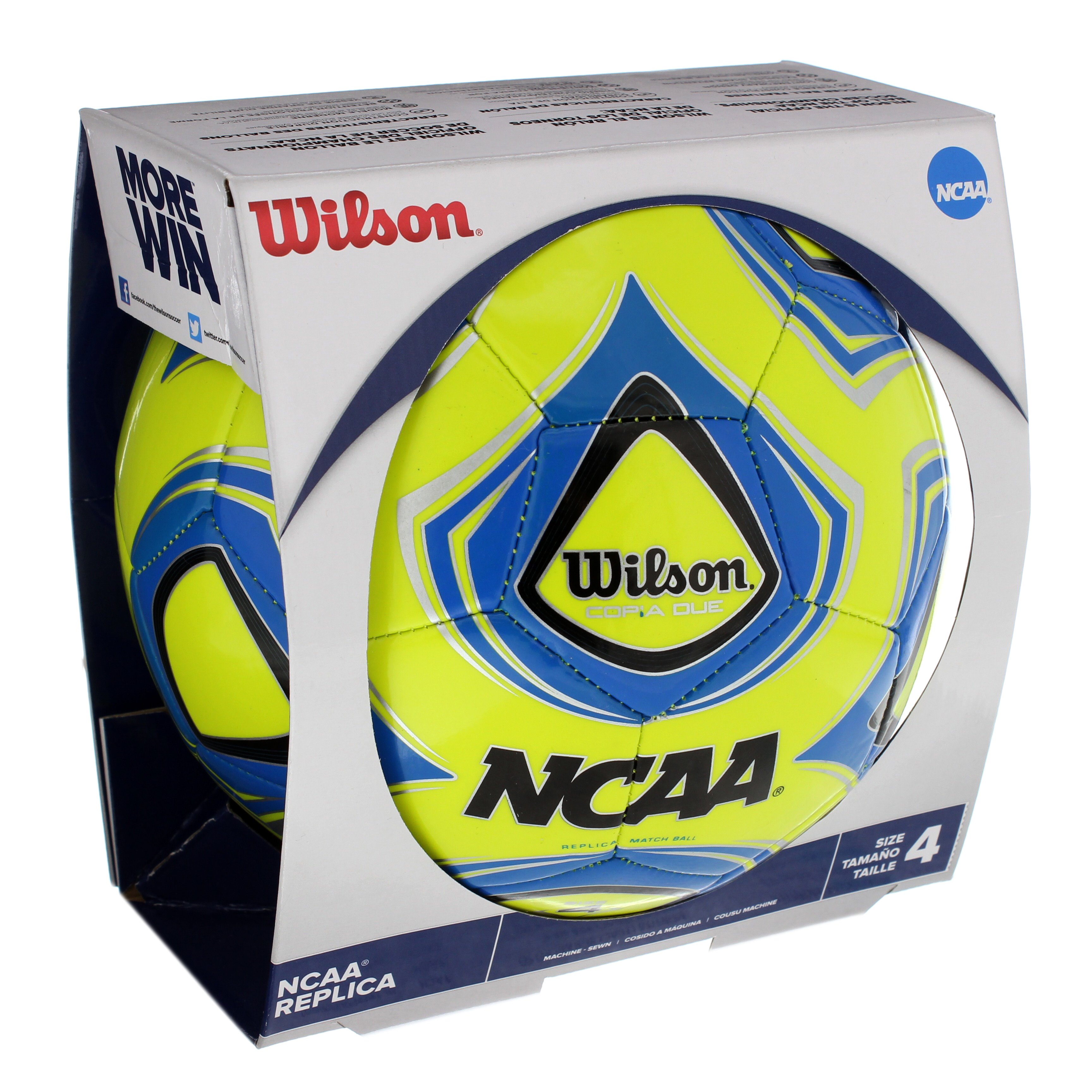 Wilson NCAA Copia Premium Soccer Ball, Size 4 Shop Fitness & sporting