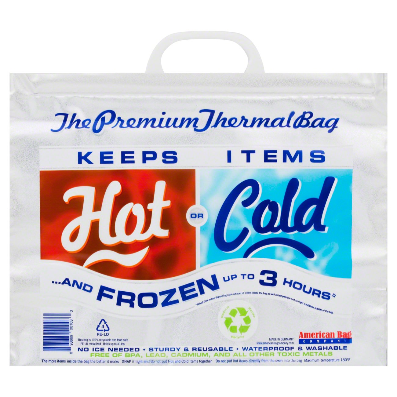 American Bag Company Premium Thermal Hot/Cold Reusable Bag Shop