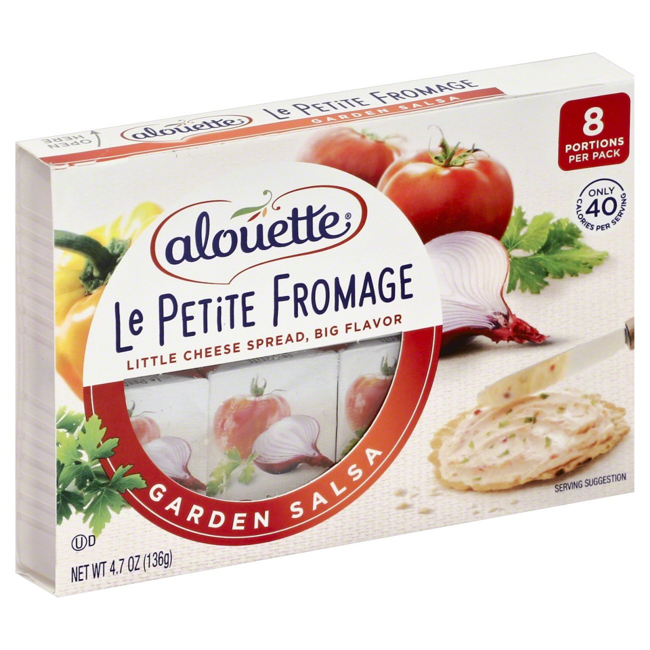 Alouette Le Petite Fromage Garden Salsa Cheese Spread - Shop Cheese at ...