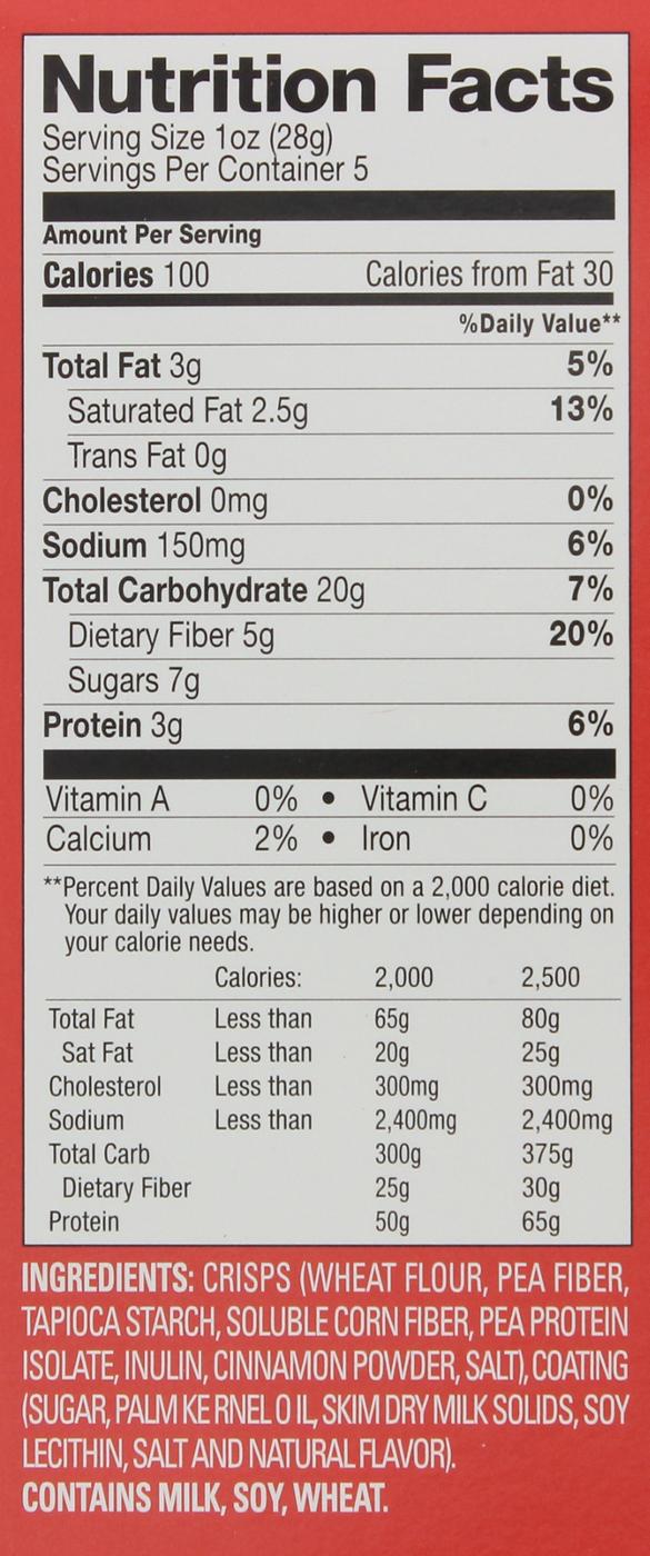 SlimFast Advanced Nutrition 100 Calorie Cinnamon Bun Swirl Drizzled Crisps Shop Diet & fitness