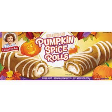 Little Debbie Halloween Pumpkin Spice Rolls, 6 ct