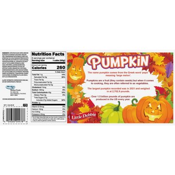Little Debbie Halloween Pumpkin Spice Rolls, 6 ct