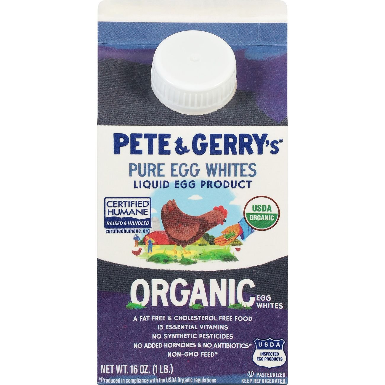 Pete And Gerry's Liquid Egg Whites Shop Eggs & egg substitutes at HEB