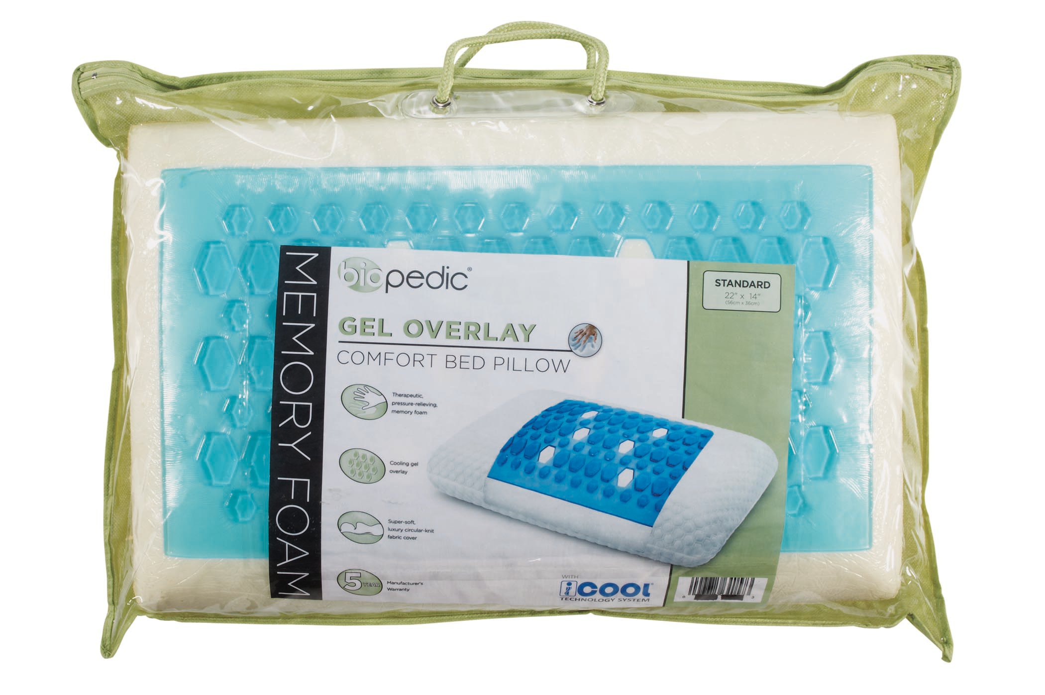 Envirosleep Diamond Support Gel Fiber Fill Pillow