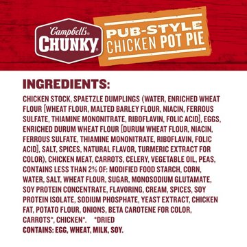 Campbell's Chunky Pub-Style Chicken Pot Pie Soup