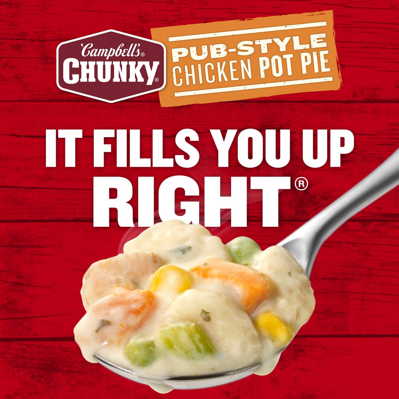 Campbell's Chunky Pub-Style Chicken Pot Pie Soup; image 5 of 9