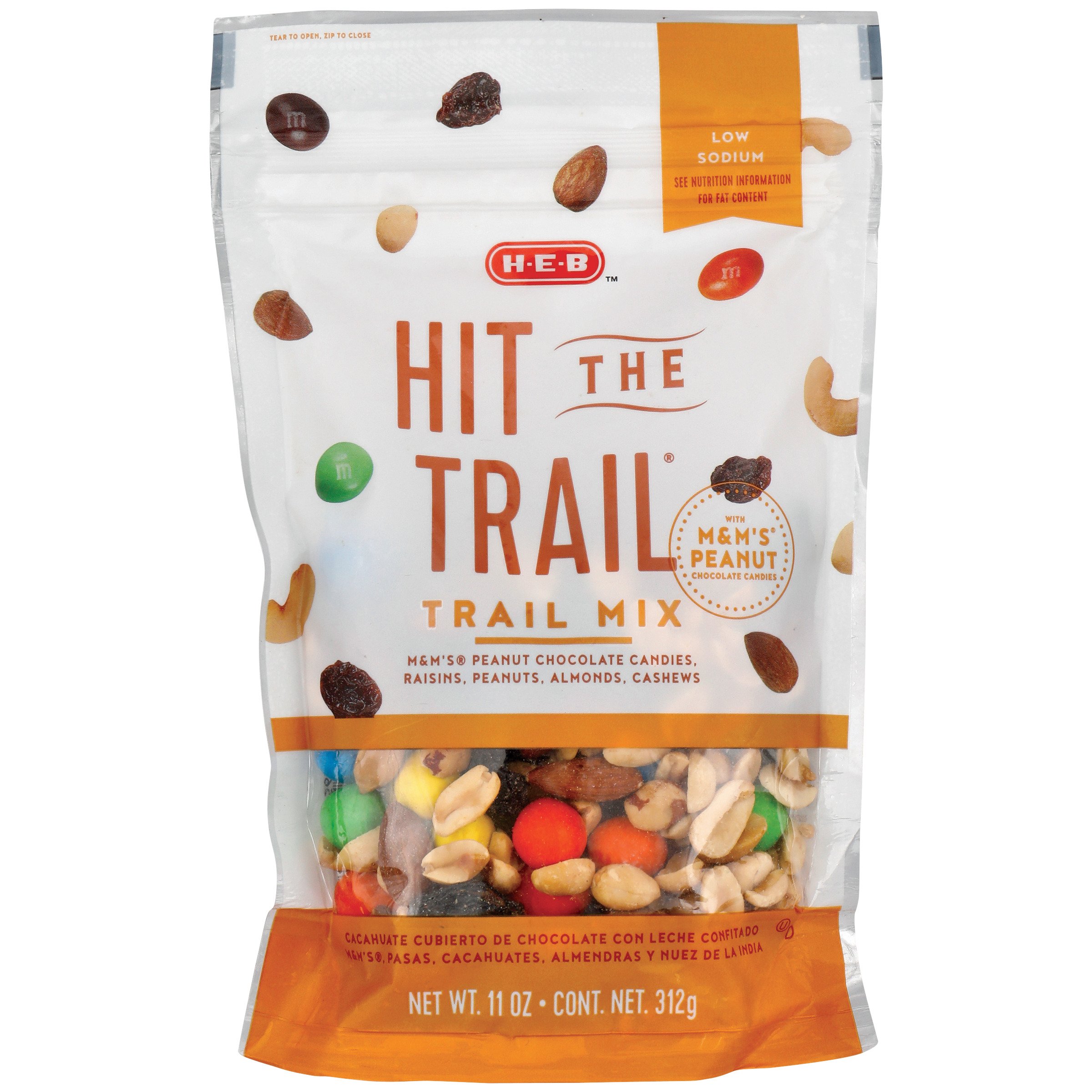 H E B Trail Mix Hit The Trail With Peanut M M S Shop Trail Mix At H E B