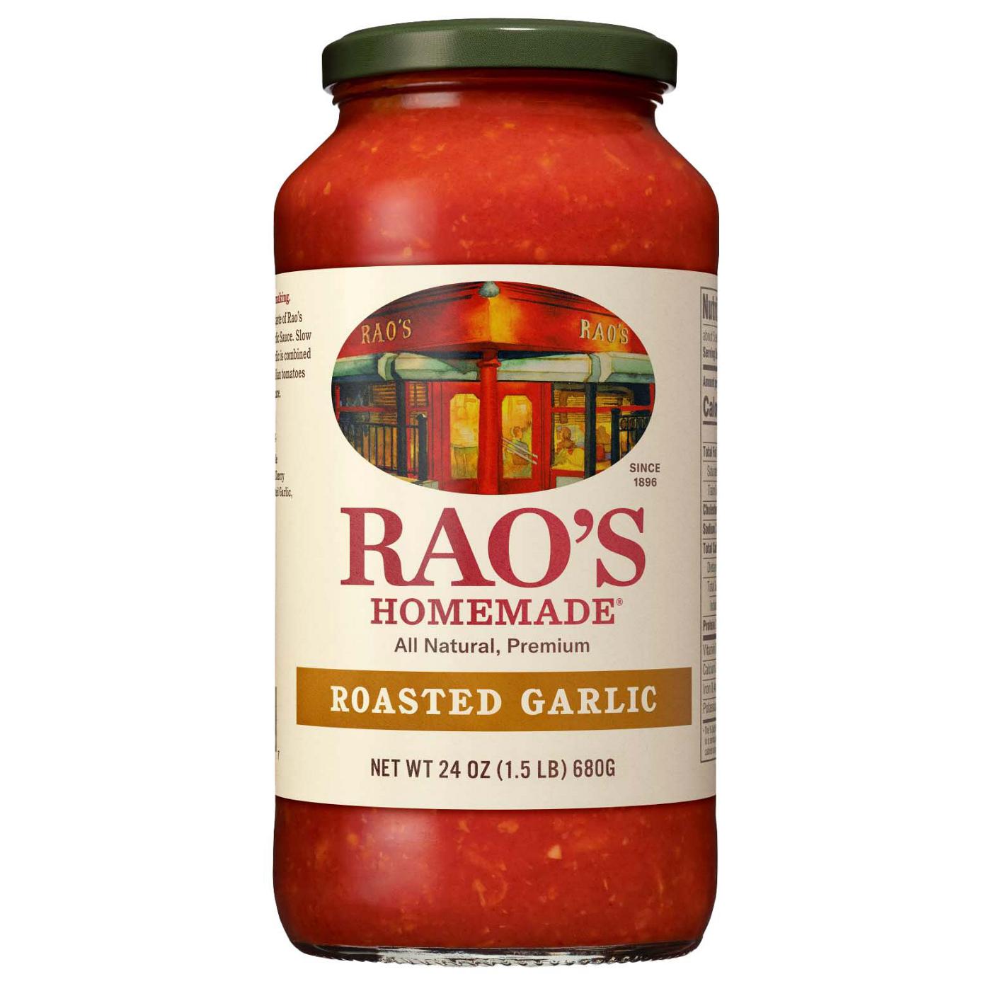 Rao's Homemade Roasted Garlic Pasta Sauce; image 1 of 7