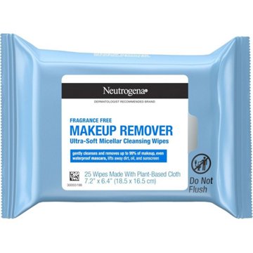 Neutrogena Makeup Remover Cleansing Towelettes - Fragrance Free, 25 ct