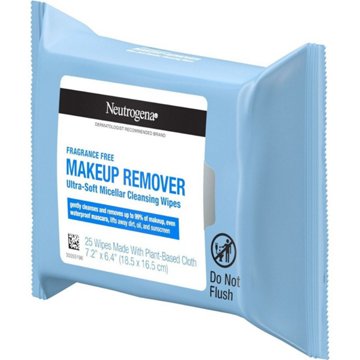 Neutrogena Makeup Remover Cleansing Towelettes - Fragrance Free, 25 ct