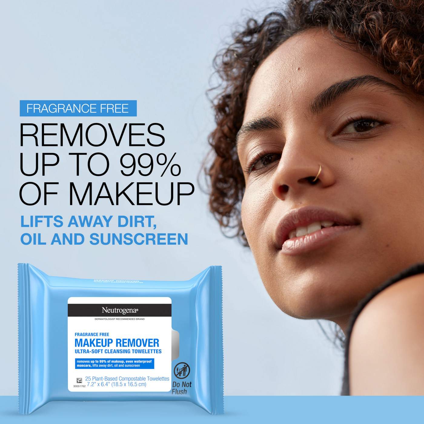 Neutrogena Makeup Remover Cleansing Towelettes - Fragrance Free; image 7 of 8