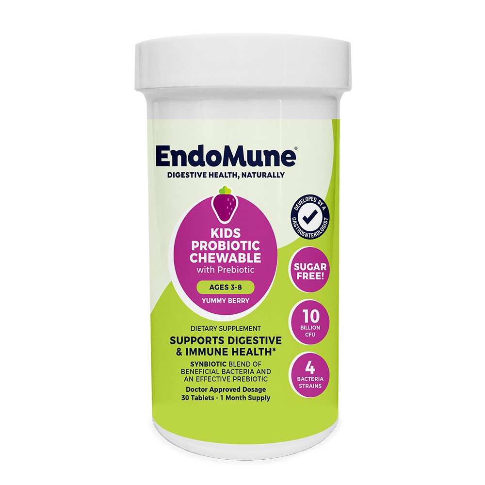 EndoMune Kids' Chewable Probiotic Tablets - Yummy Berry, 30 ct