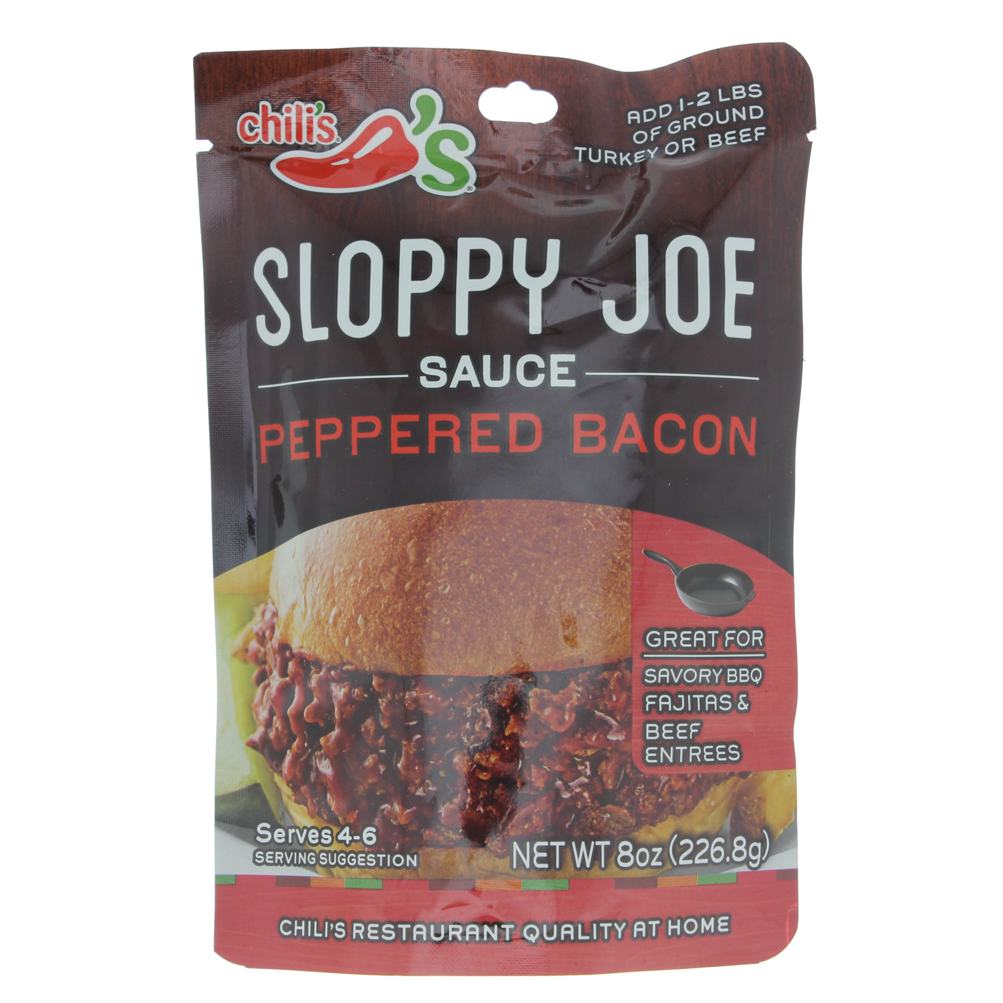 Chili's Sloppy Joe Sauce, Peppered Bacon Shop Cooking Sauces at HEB