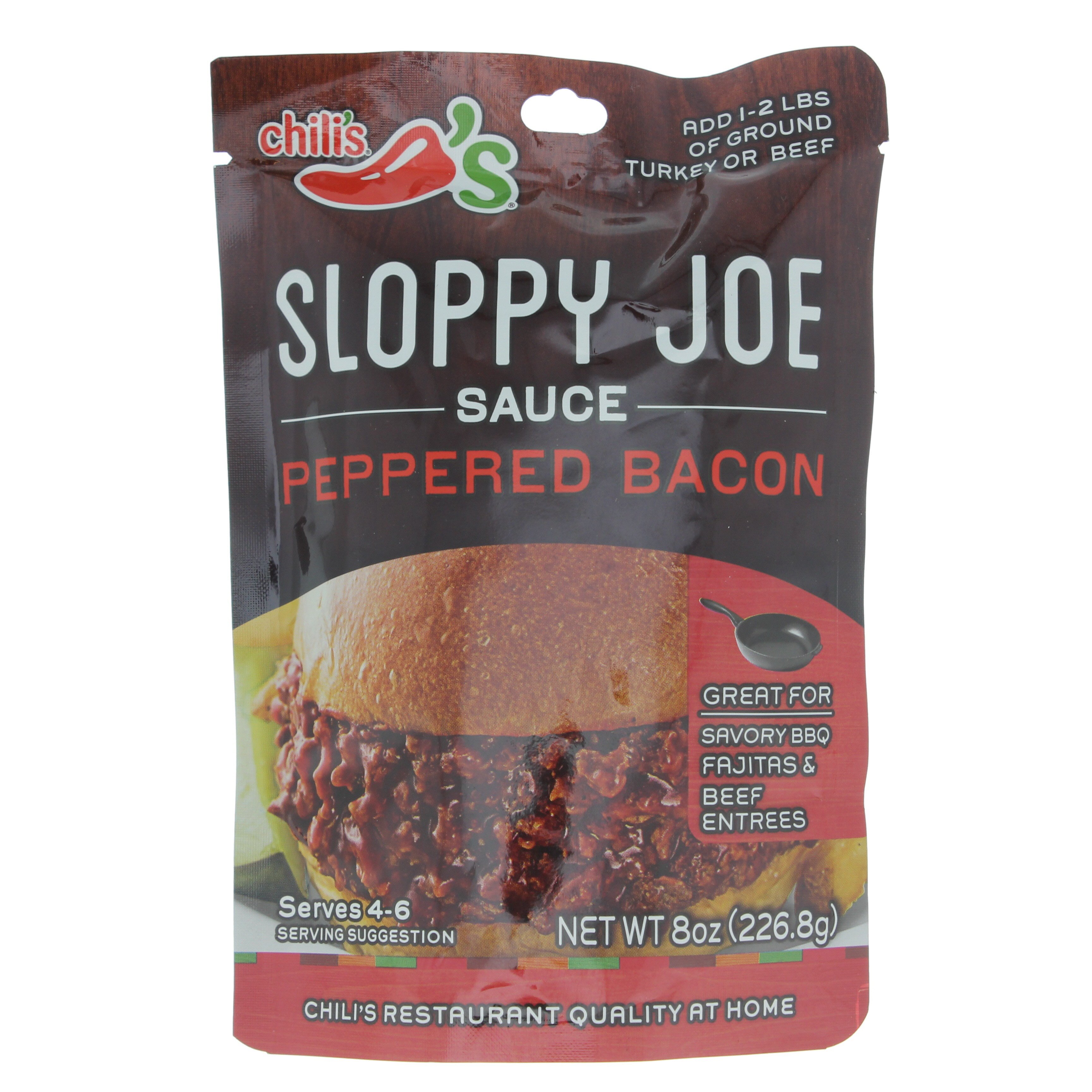 Chili's Sloppy Joe Sauce, Peppered Bacon - Shop Cooking Sauces at H-E-B