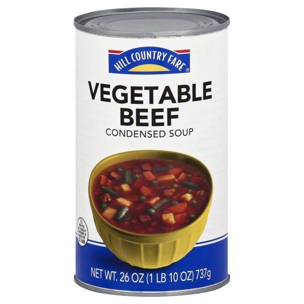 Hill Country Fare Condensed Vegetable Beef Soup Shop Soups & Chili at
