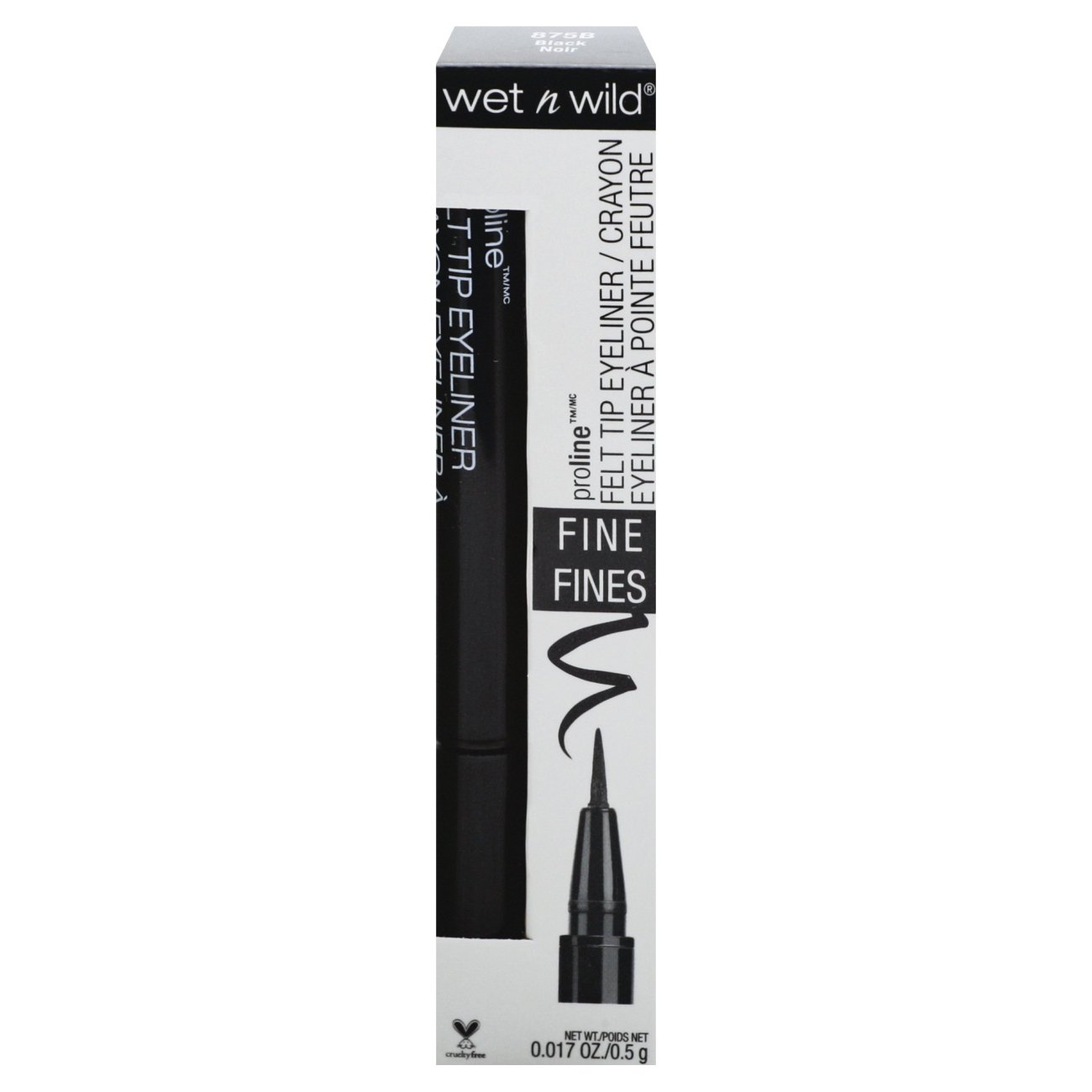 Wet n Wild Proline Felt Tip Eyeliner, Black Shop Eyeliner at HEB