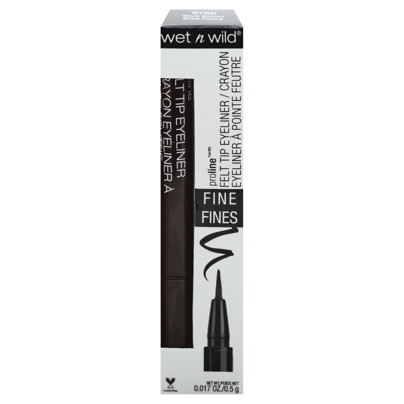 Wet n Wild Proline Felt Tip Eyeliner, Dark Brown - Shop Eyeliner at H-E-B