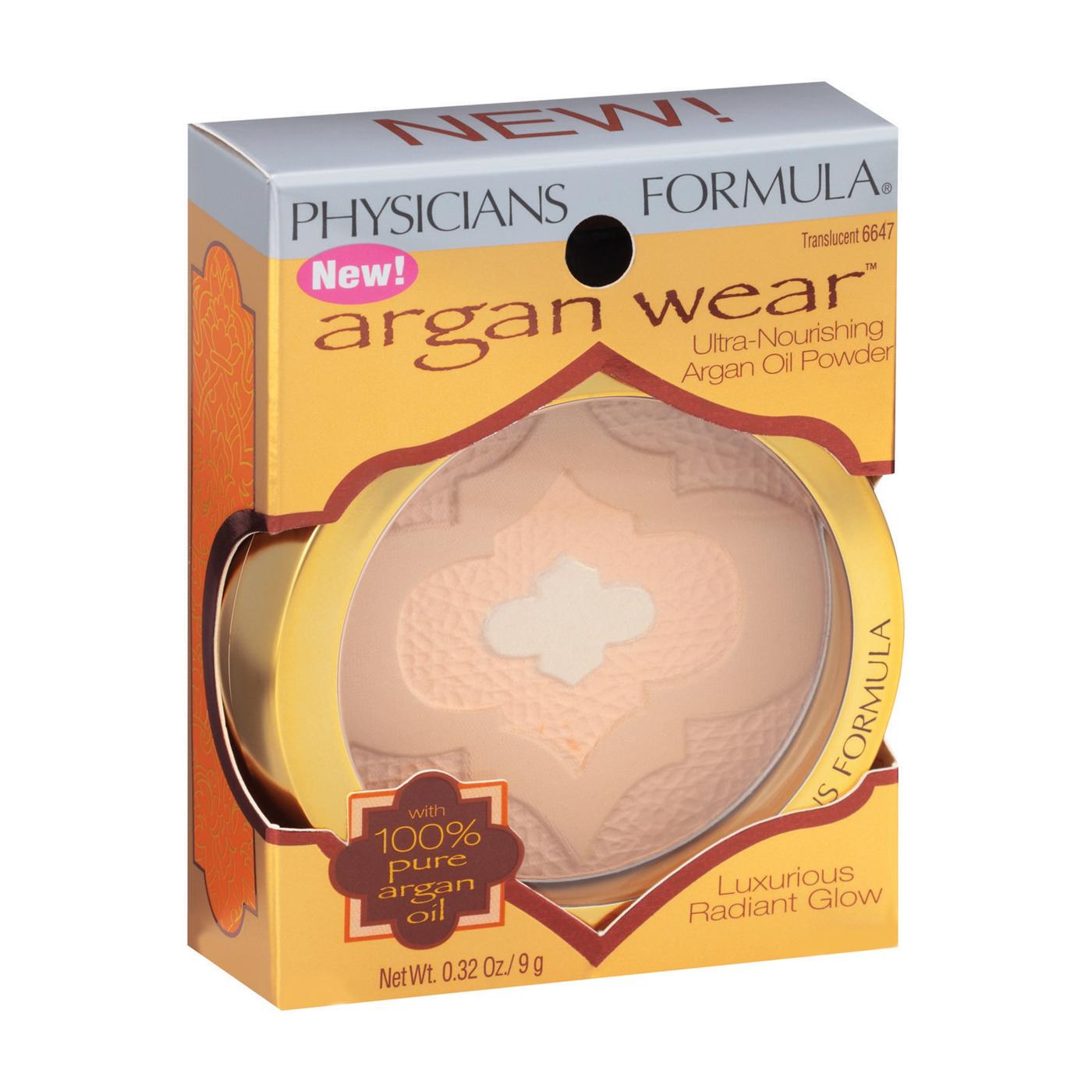 Physicians Formula Argan Wear Ultra-Nourishing Argan Oil Face Powder, Translucent; image 1 of 2