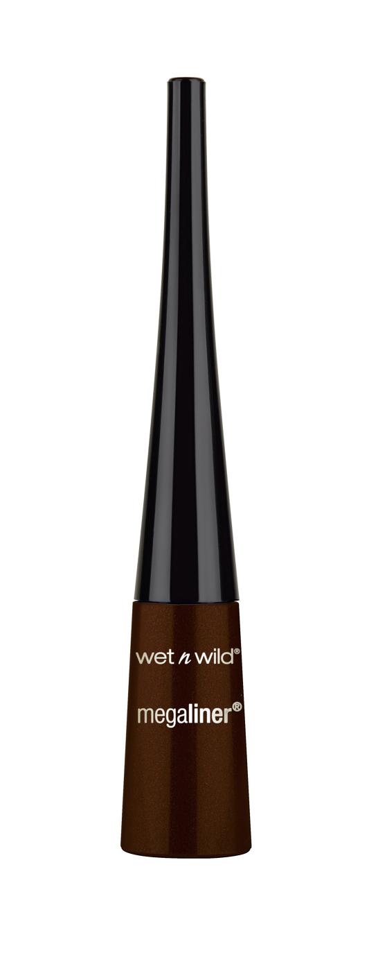 Wet n Wild MegaLiner Liquid Eyeliner, Dark Brown; image 2 of 2