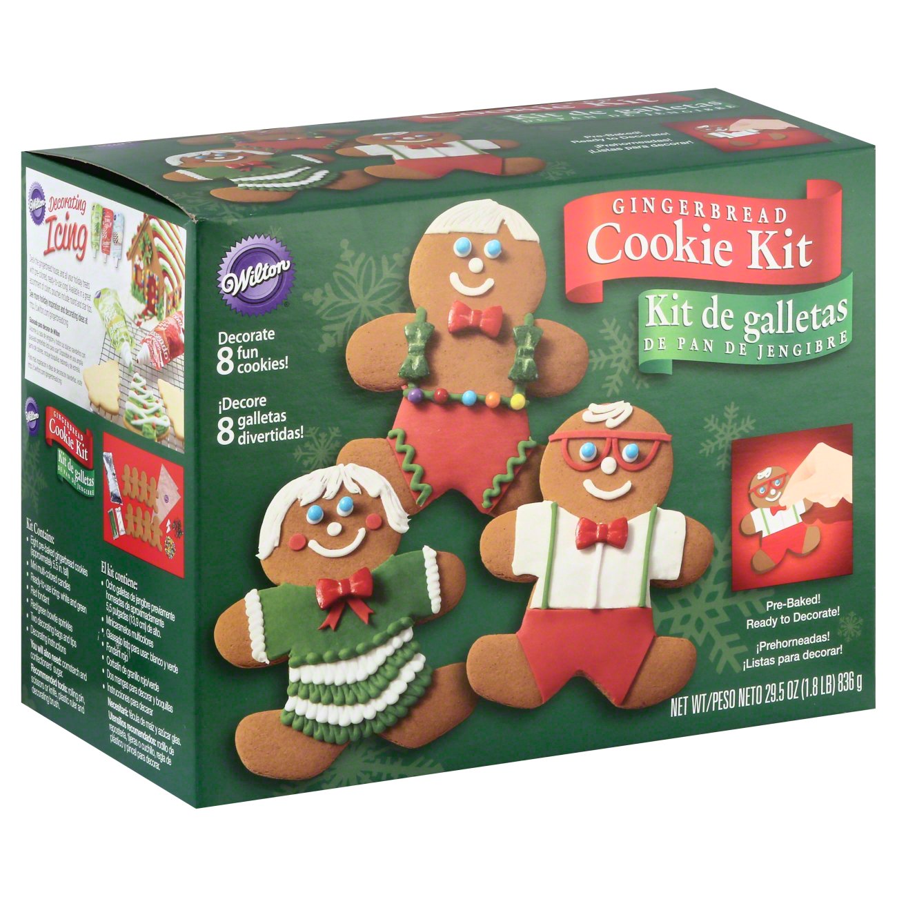 Wilton Gingerbread Boy Cookie Decorating Kit Shop Wilton Gingerbread 8464